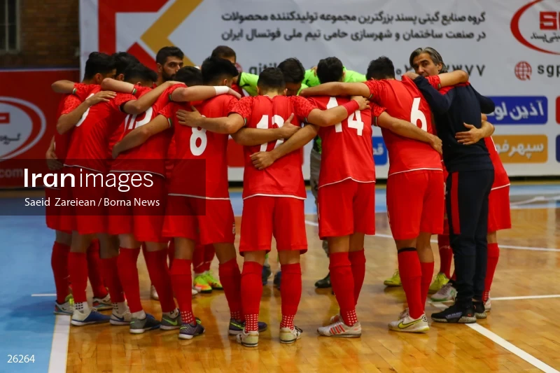 Iran Vs Uzbekistan Friendly Futsal match