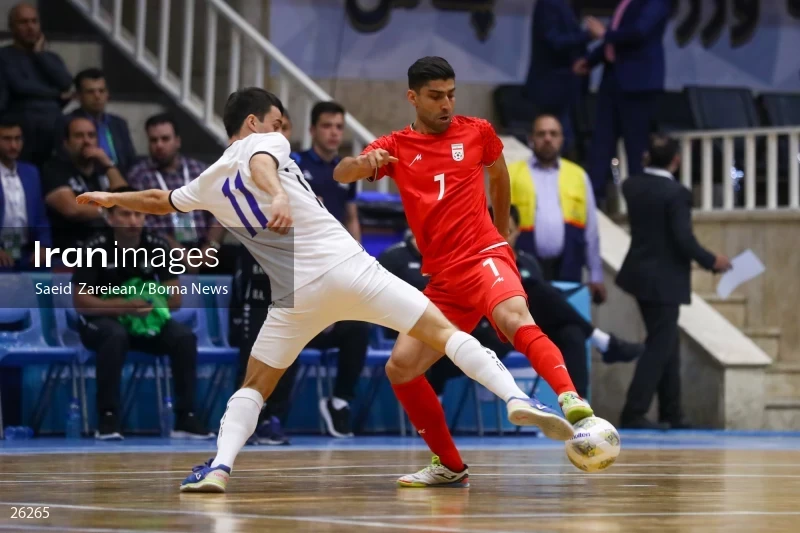 Iran Vs Uzbekistan Friendly Futsal match
