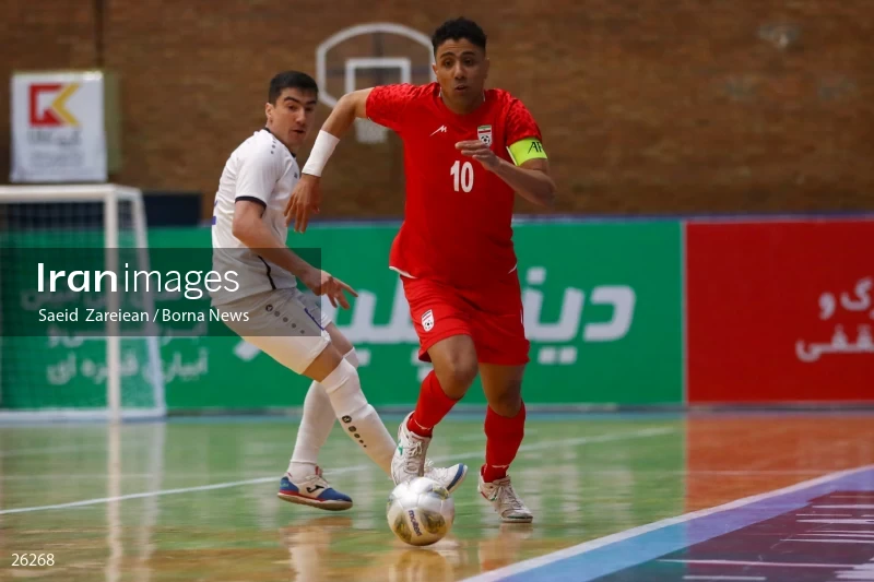 Iran Vs Uzbekistan Friendly Futsal match
