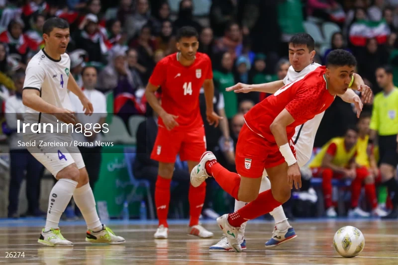 Iran Vs Uzbekistan Friendly Futsal match