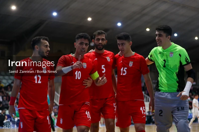 Iran Vs Uzbekistan Friendly Futsal match