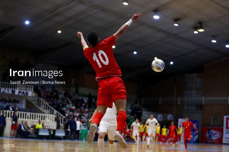 Iran Vs Uzbekistan Friendly Futsal match
