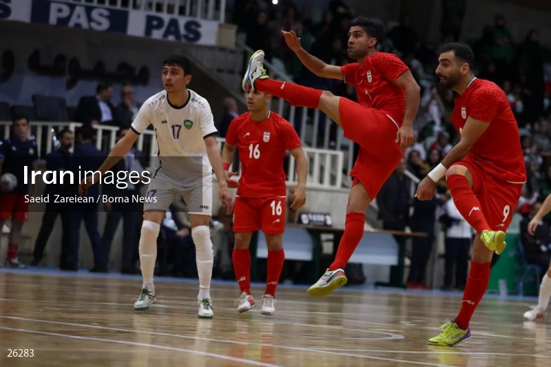 Iran Vs Uzbekistan Friendly Futsal match