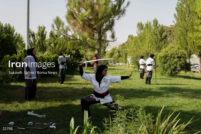 Women athletes of Ancient Iranian martial arts (Parthowa)