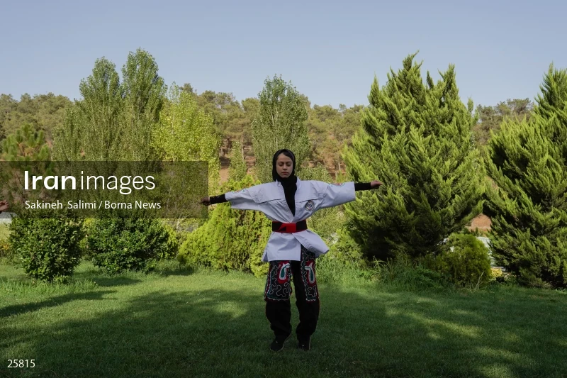 Women athletes of Ancient Iranian martial arts (Parthowa)