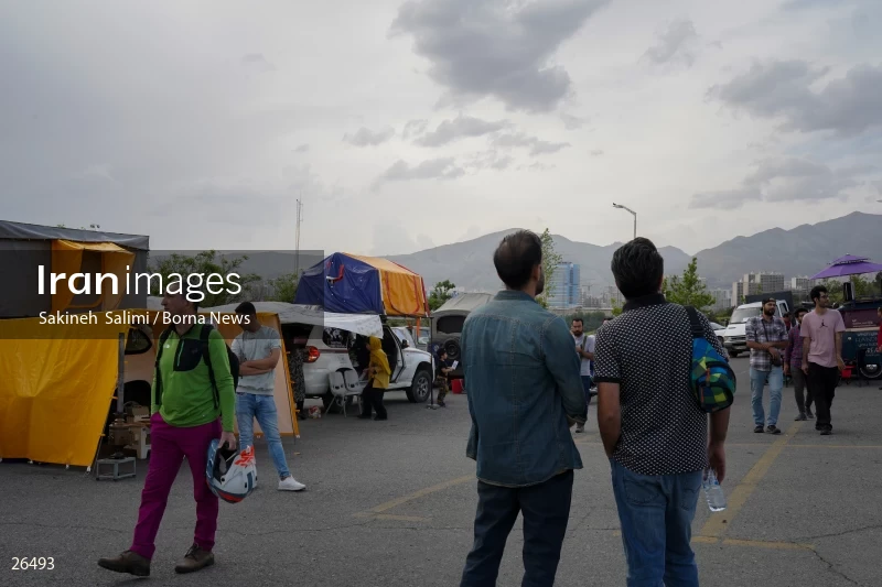 Camper travel cars gathering in Tehran