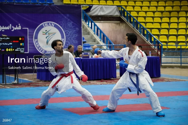 the selection matches of the men's national karate team