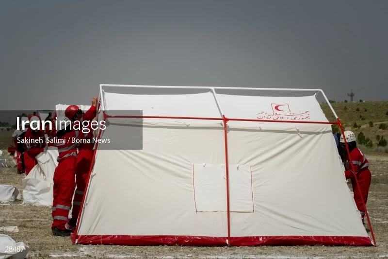 Training operation of Iranian Red Crescent Society