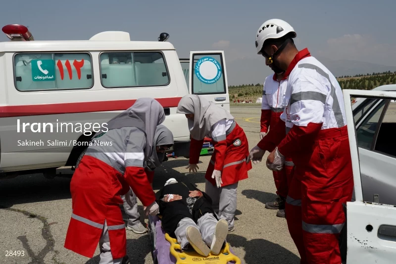 Training operation of Iranian Red Crescent Society