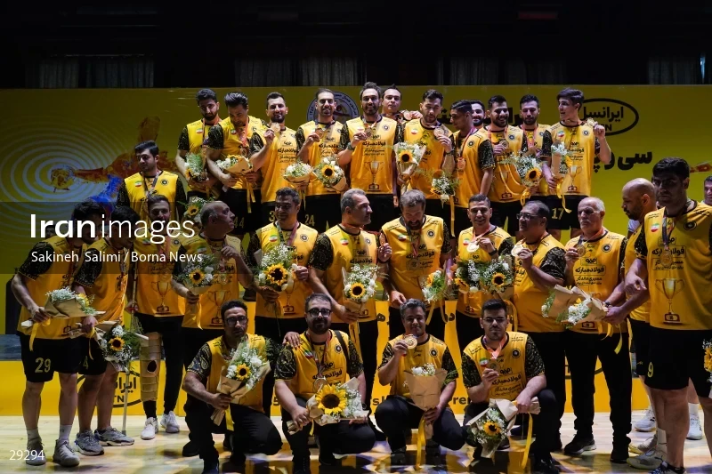 Sepahan is the champion of Iran Men`s Premier Handball League