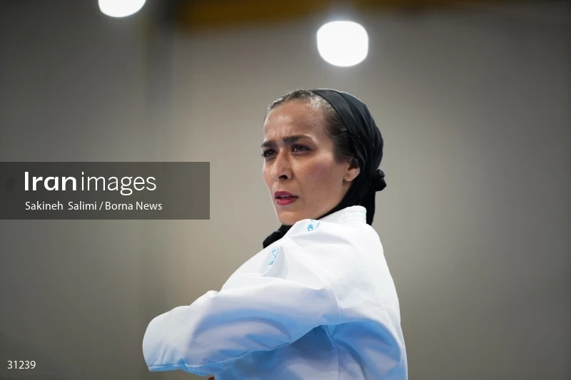 The girls' national karate team selection competition