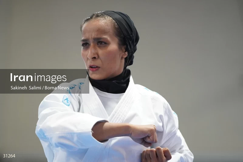 The girls' national karate team selection competition