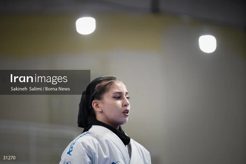 The girls' national karate team selection competition