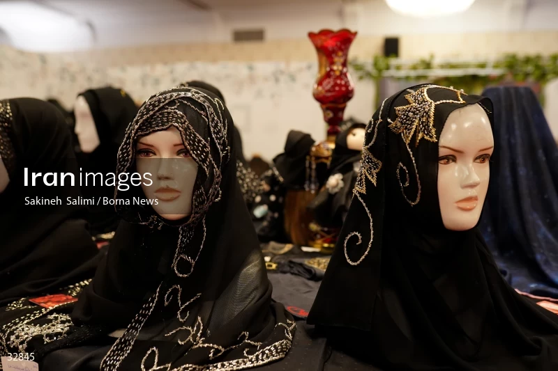 Muharram mourning clothing exhibition in Tehran