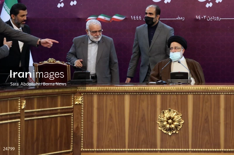 The meeting of the president with a group of benefactors and officials of charitable institutions