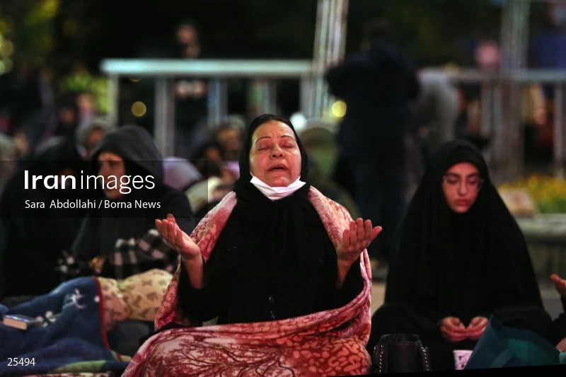 Qadr Night in Tehran Palestine Square (23rd day of Ramadan)