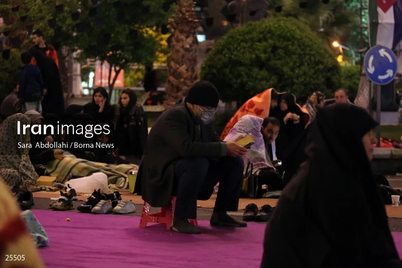 Qadr Night in Tehran Palestine Square (23rd day of Ramadan)