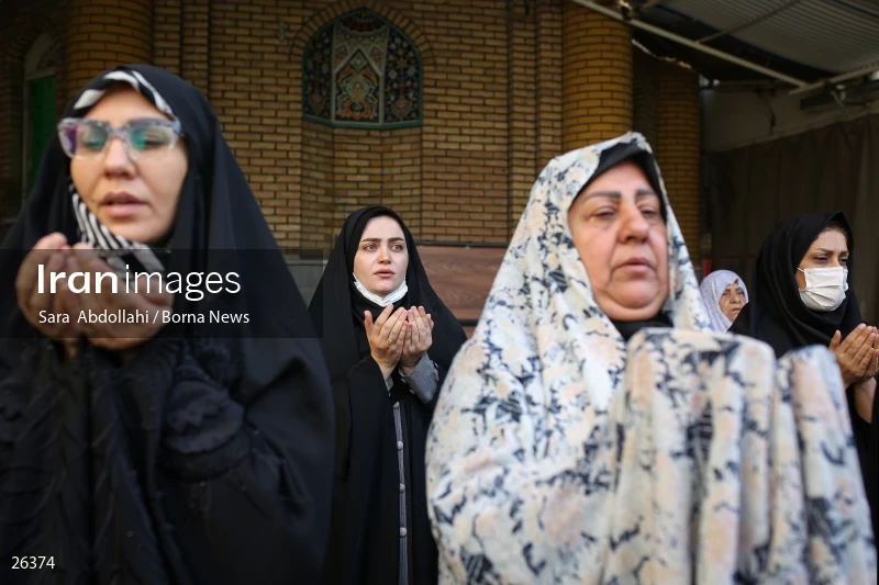Iranians perform Eid al-Fitr prayers in Tehran