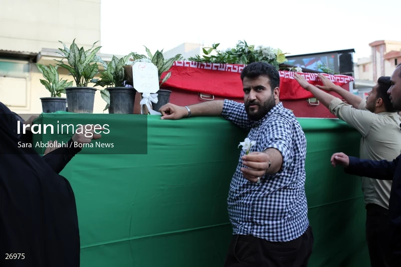 Funeral ceremony of martyr Johnny Bet Oshana