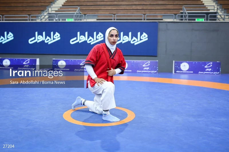 The national championship and selection of the Iranian female Alysh wrestling national team