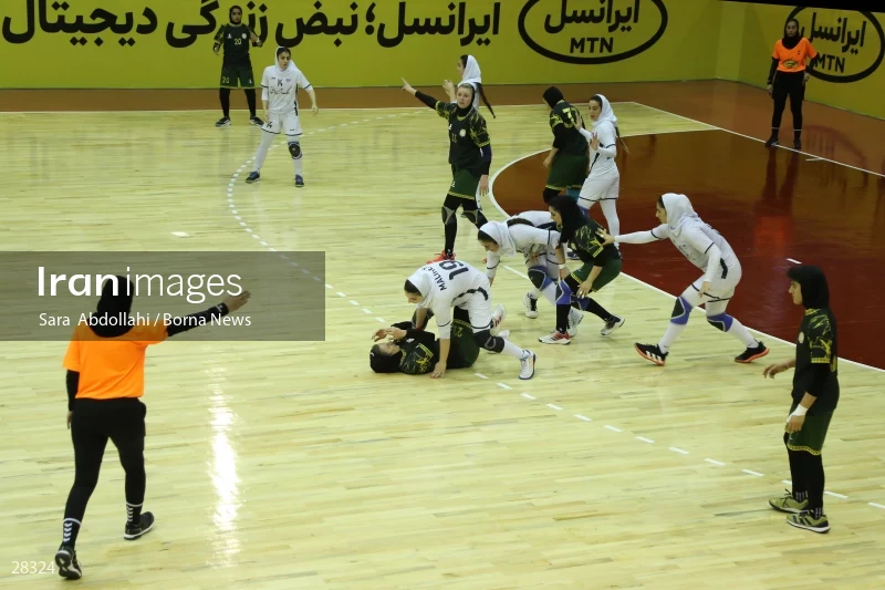 Sang Ahan Bafq is the champion of Iran Women's Premier Handball League