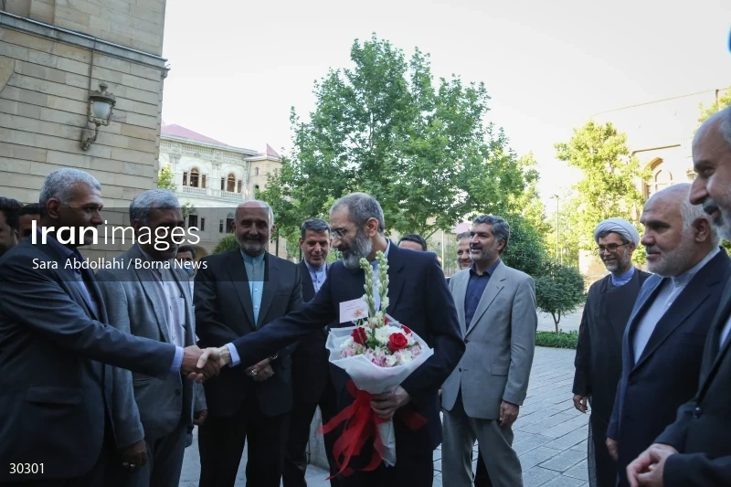 The meeting of the released Iranian diplomat Asadollah Asadi with the Minister of Foreign Affairs