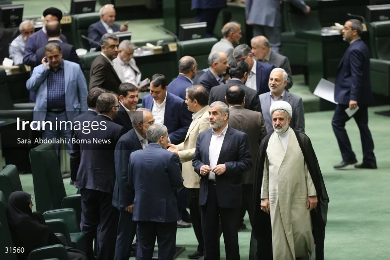The meeting of Iranian Parliament to review the qualifications of the proposed Minister of Agriculture