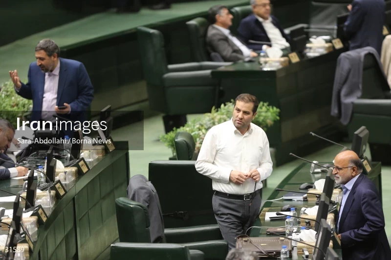 The meeting of Iranian Parliament to review the qualifications of the proposed Minister of Agriculture