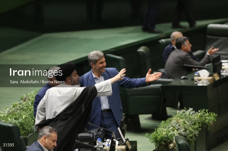 The meeting of Iranian Parliament to review the qualifications of the proposed Minister of Agriculture
