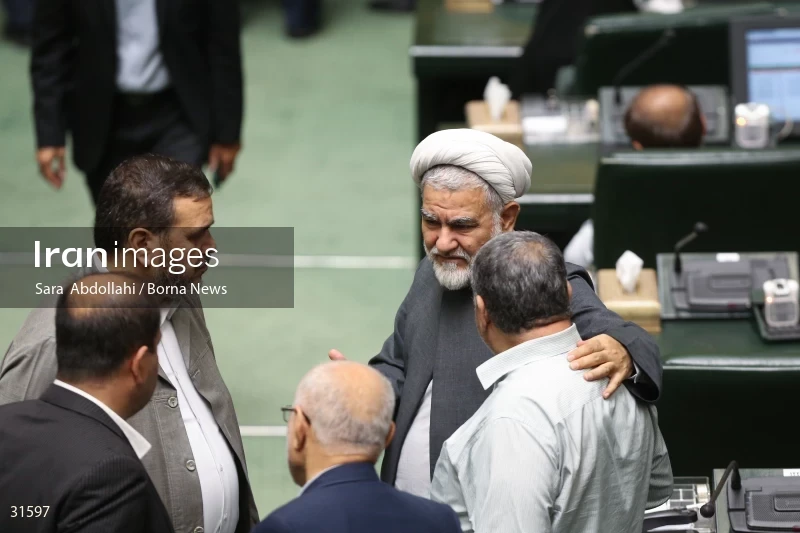 The meeting of Iranian Parliament to review the qualifications of the proposed Minister of Agriculture