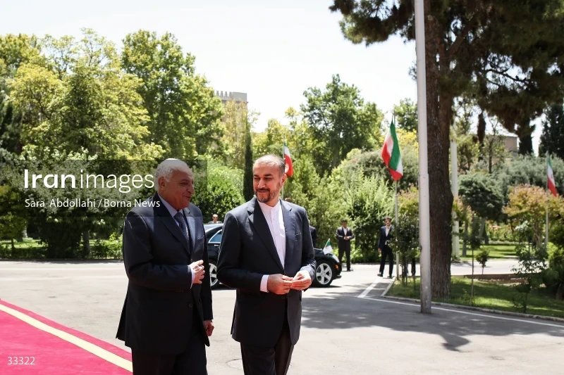 Meeting of foreign ministers of Iran and Algeria
