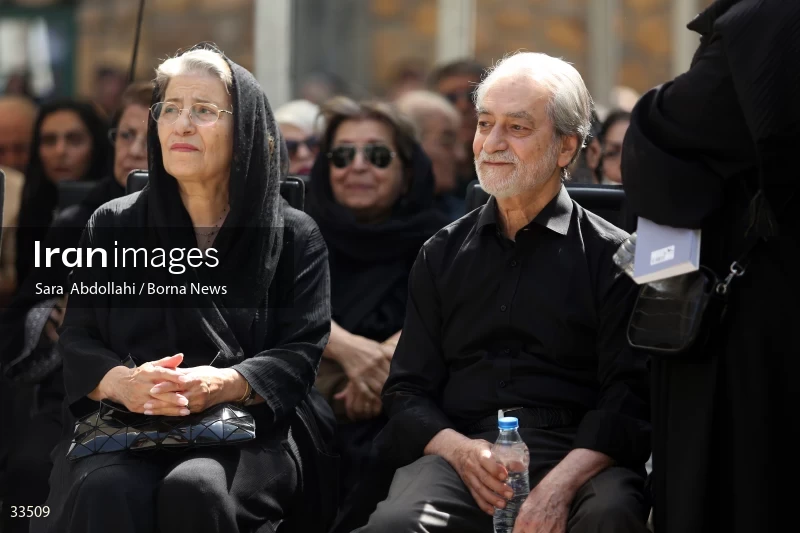 The funeral ceremony of Ahmadreza Ahmadi
