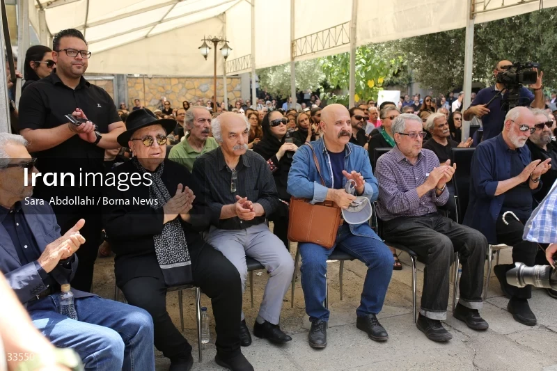 The funeral ceremony of Ahmadreza Ahmadi
