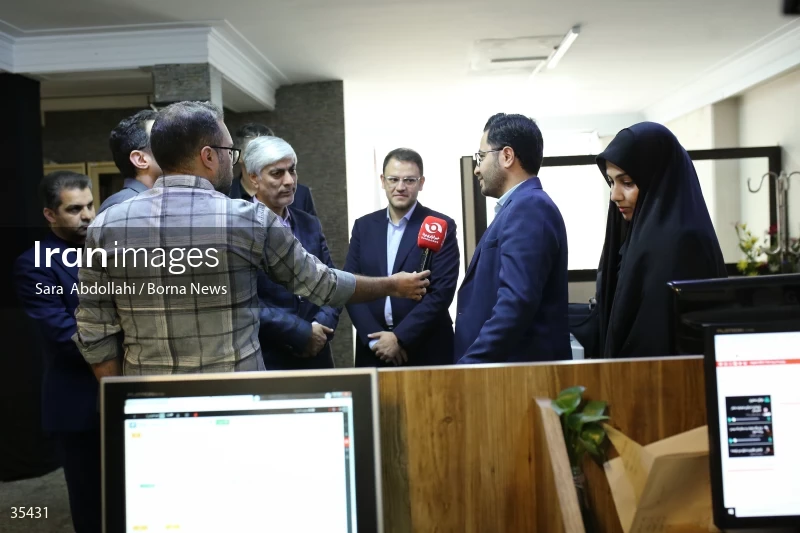 Visit of the Minister of Sports and Youth to the Borna News Agency